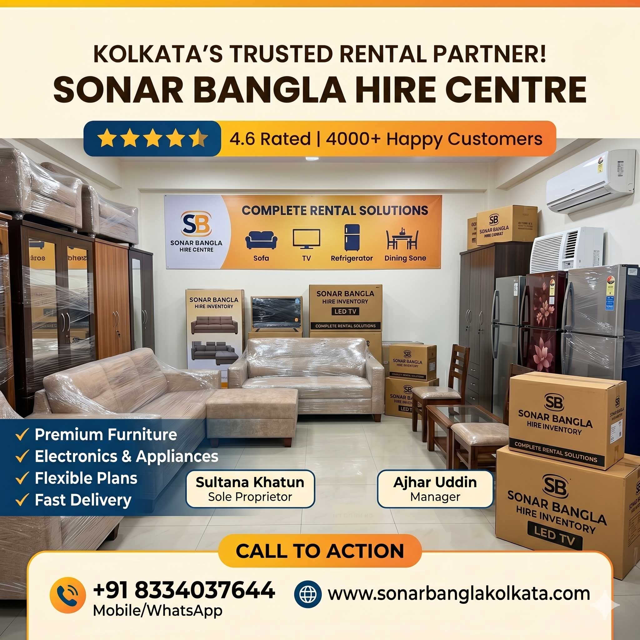 Furnishing the Future: How Sonar Bangla Hire Centre Powers Kolkata’s IT Hubs